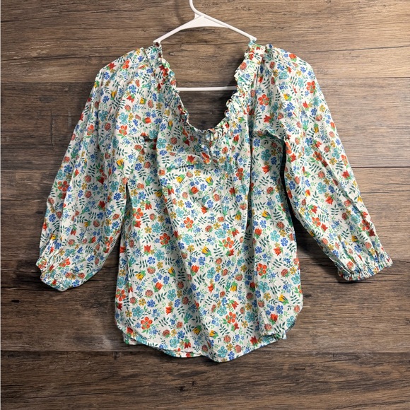 J. Crew Tops - J. Crew Multicolor Floral Blouse